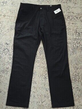 Volcom Vmonty Men's Black Chino Pants, Size 36 NEW